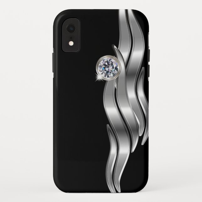 Classy Glitzy Bling Jewel Style Case-Mate iPhone Case (Back)