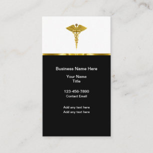 Classy Glossy Medical Insurance Business Cards