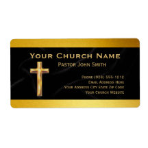 Classy Gold Cross Black Velvet Business