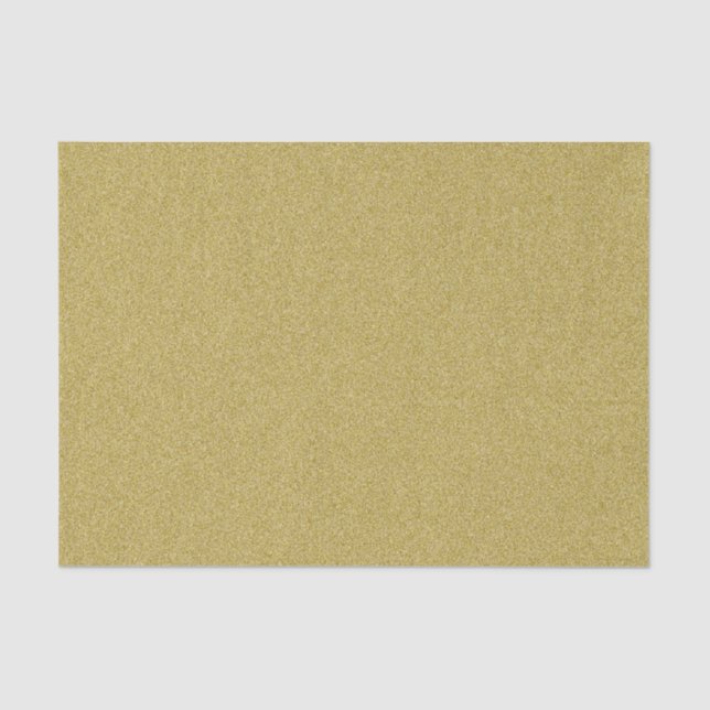 Classy Gold Glitter Tissue Paper (Front)