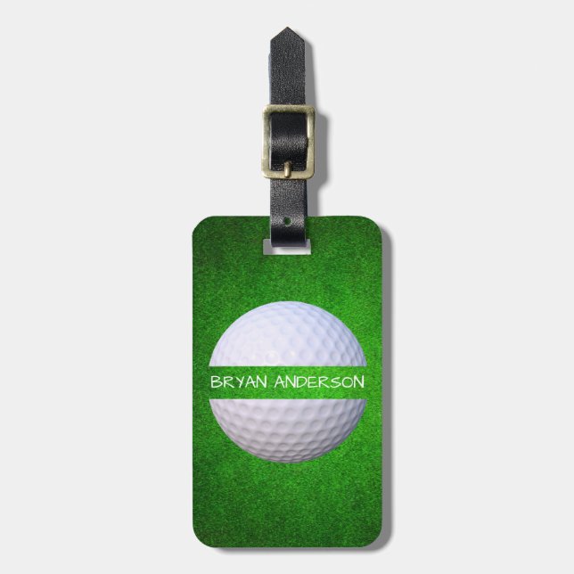 Classy Golf Luggage Tag (Front Vertical)