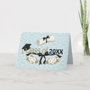 Classy Grad Floral Card