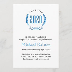 Classy Graduation Announcement