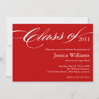 Classy Graduation Invitation