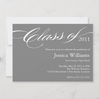 Classy Graduation Invitation