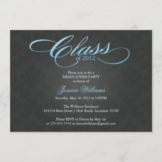 Classy Graduation Party Invitation