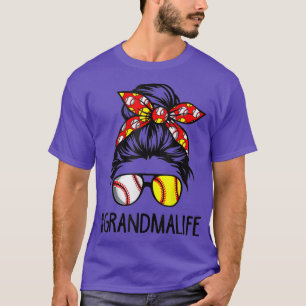 Classy Grandma Life Softball Baseball Mother's Day T-Shirt