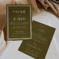 Classy Grassland Fancy Retro All In One Wedding