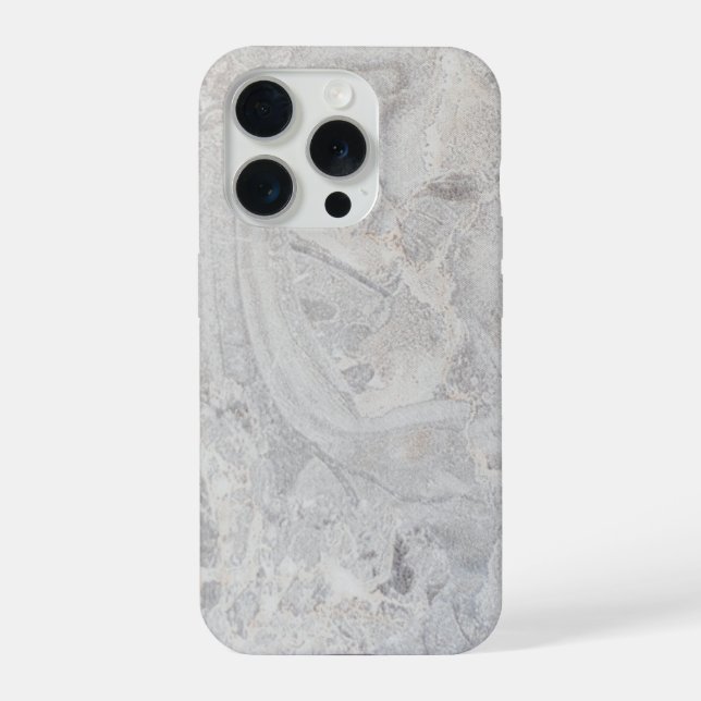 Classy Grey Marble iPhone Case (Back)