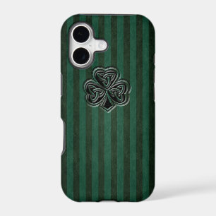 Classy grundge green Irish lucky shamrock