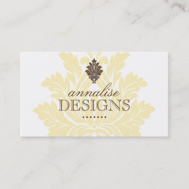 Classy Interior Designer Business Cards (Front)