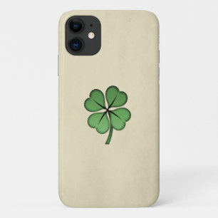 Classy Irish Lucky Shamrock iPhone 11 Case