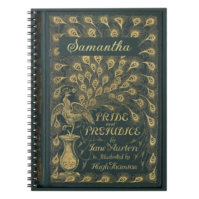 Classy Jane Austen Pride and Prejudice Book Cover (Front)