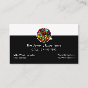 Classy Jewellery Bling Style Business Card
