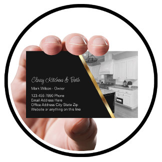 Classy Kitchen And Bath Remodeling Business Card