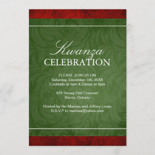 Classy Kwanzaa Invitation