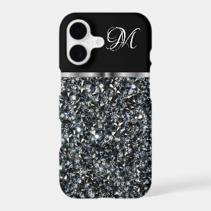 Classy Ladies Faux Rhinestone Jewel Monogram