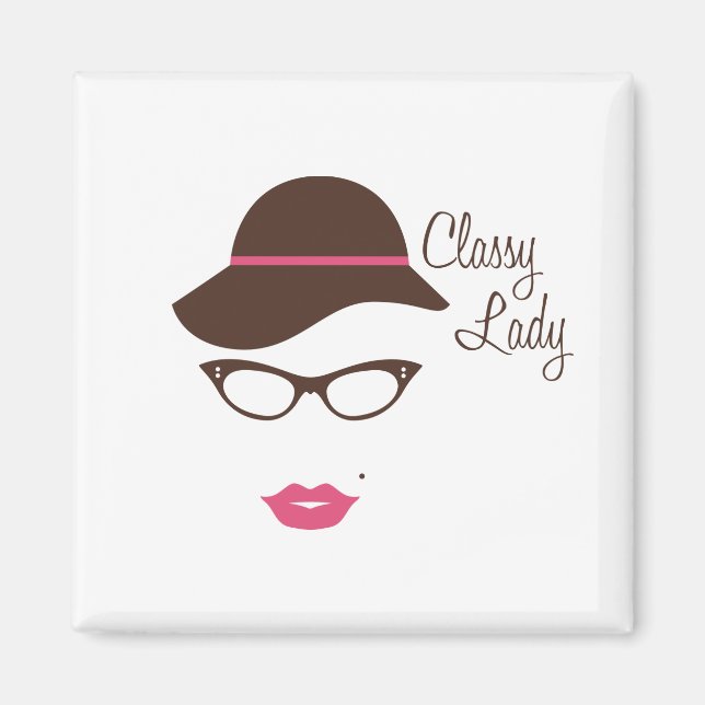 Classy Lady Magnet (Front)