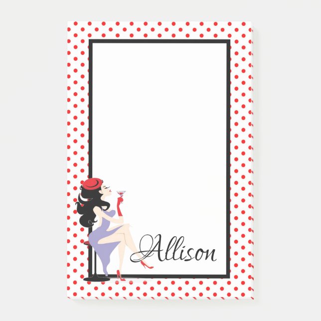 Classy Lady Post-it Notes (Front)