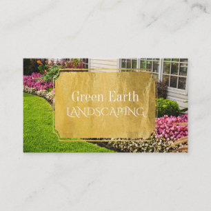 Classy Landscaping Business Cards
