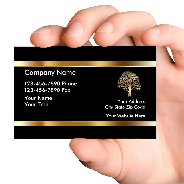 Classy Landscaping Business Cards (Creator Uploaded)