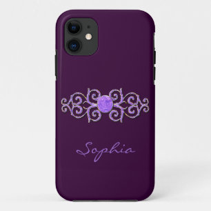 Classy Lavender Crystal Look I Phone 5 Case