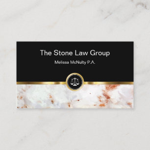 Classy Law Office Design Business Card