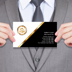 Classy Lawyer Business Cards