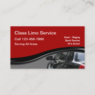 Classy Limousine Service Business Card