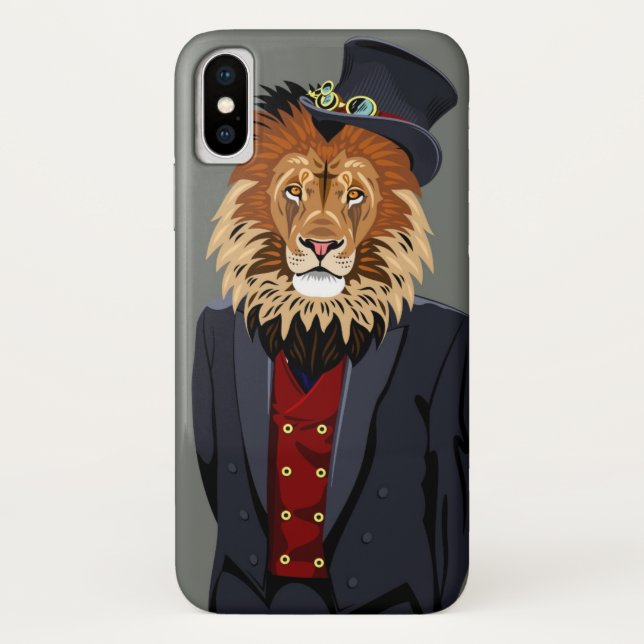 Classy Lion Case-Mate iPhone Case (Back)