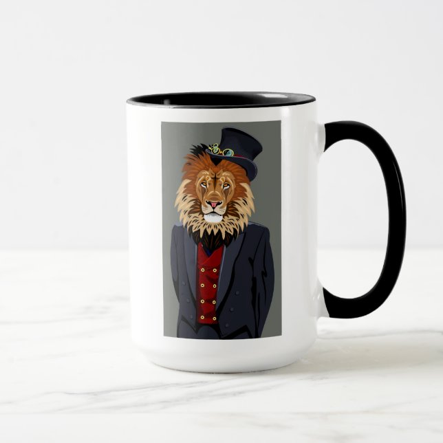 Classy Lion Mug (Right)