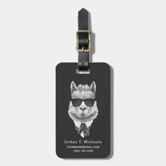 Classy Llama | Add Your Name Luggage Tag (Front Vertical)