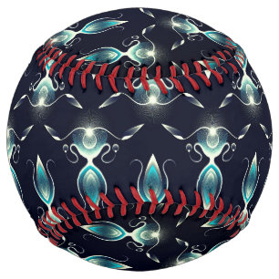 Classy Look of Blue Gems with Glowing Light Softball