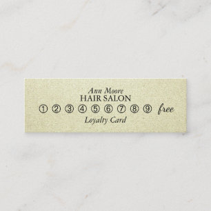 Classy loyalty card hold faux look