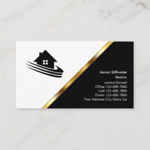 Classy Luxury Real Estate Business Card