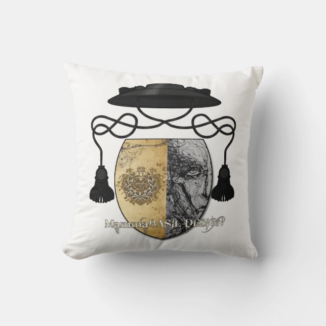 Classy MammaBASIL Design Pillow! Cushion (Front)