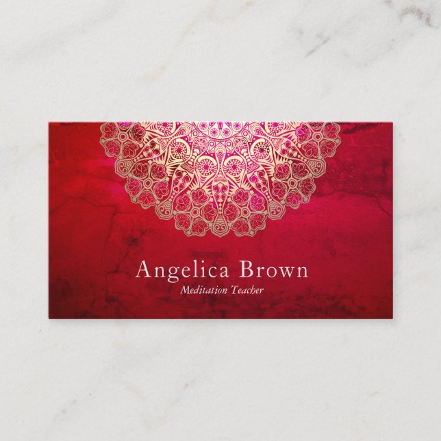 Classy Mandala Business Card (Front)