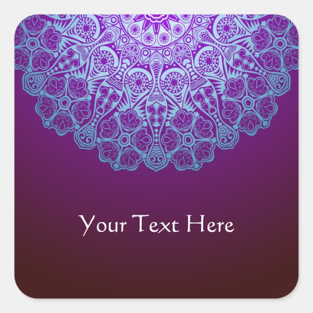 Classy Mandala Sticker (Front)