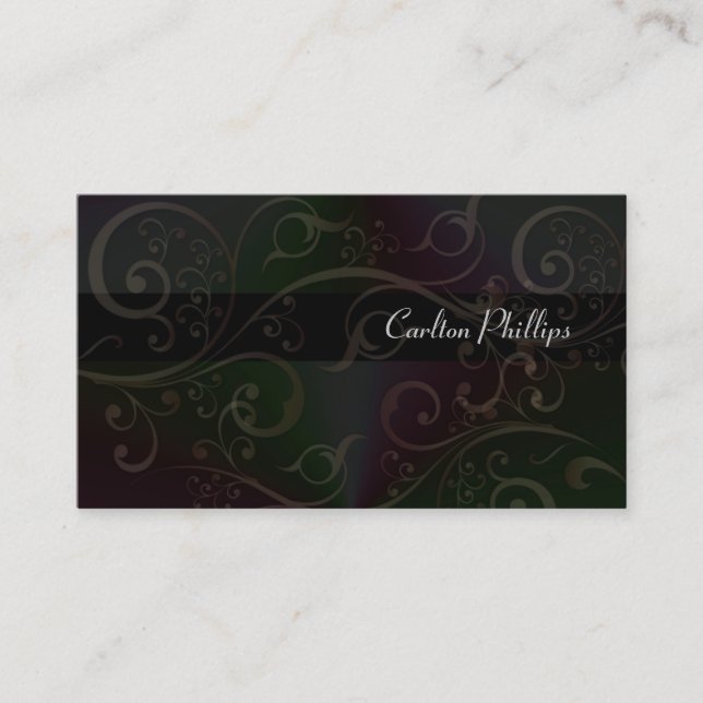 Classy Marketing Consultant business cards (Front)
