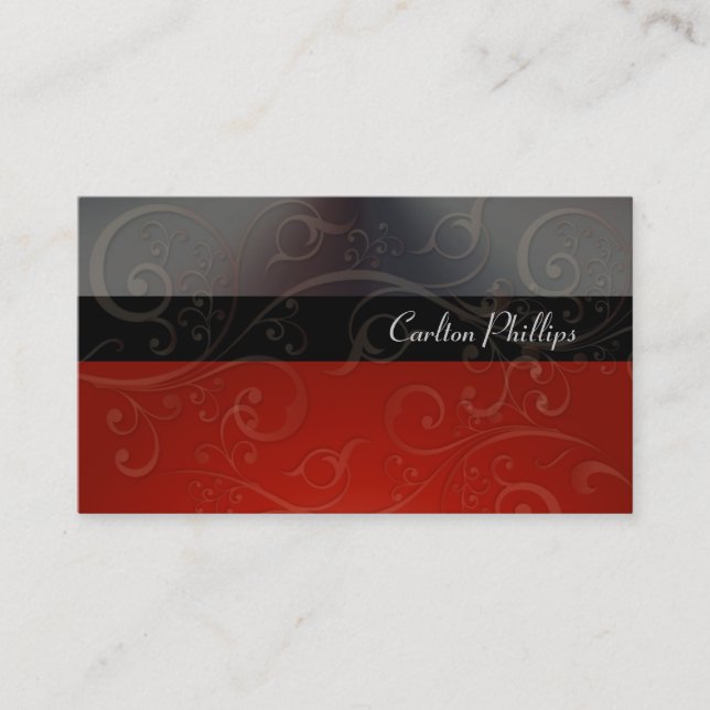 Classy Marketing Consultant business cards (Front)