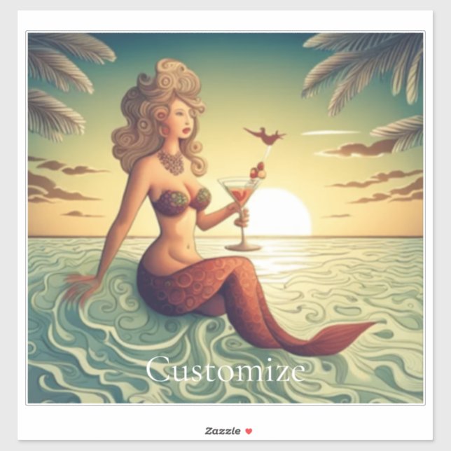 Classy Martini Mermaid Thunder_Cove  (Sheet)