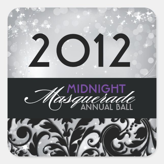 Classy Masquerade Sticker (Front)