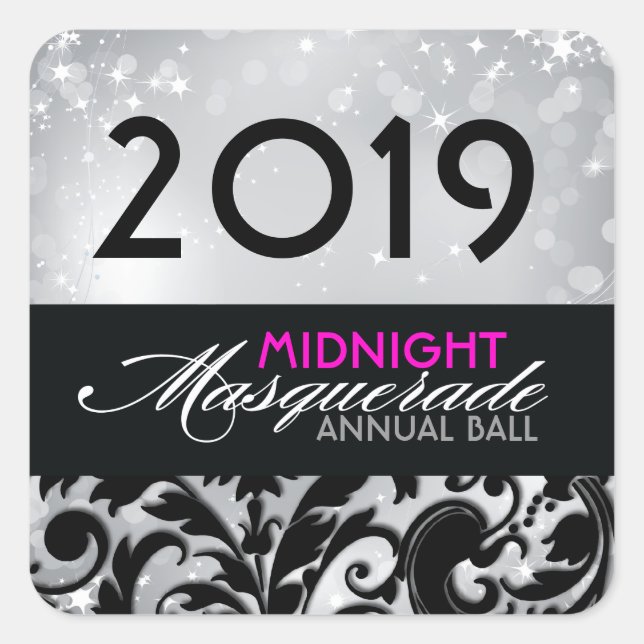 Classy Masquerade Sticker (Front)