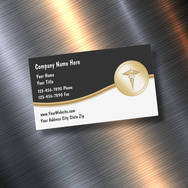 Classy Medical Business Card Magnets (Creator Uploaded)
