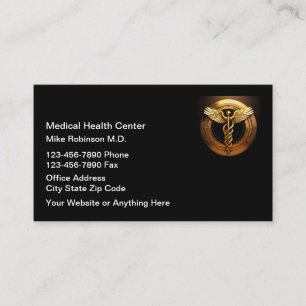 Classy Medical Centre Doctor Office Business Cards