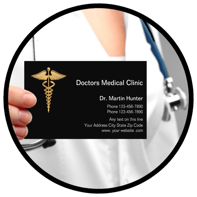 Classy Medical Doctor Clinic Business Card (Creator Uploaded)