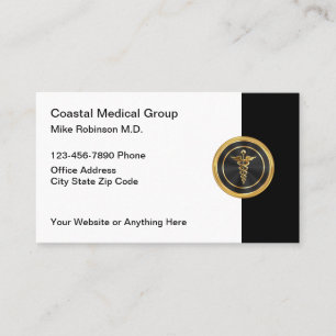 Classy Medical Doctor Office Business Cards New