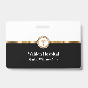 Classy Medical Facility Staff Member ID Badges