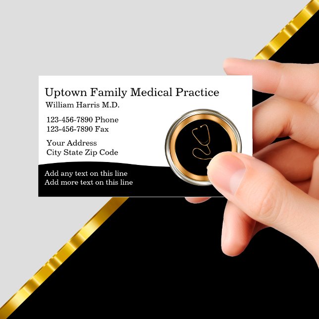 Classy Medical Office Business Cards (Creator Uploaded)
