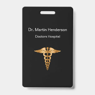 Classy Medical Office ID Badge